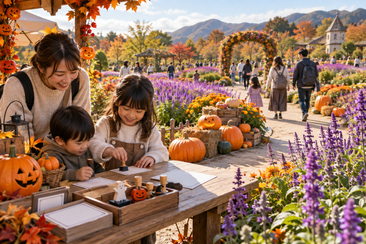 あしかがフラワーパークのハロウィン2026