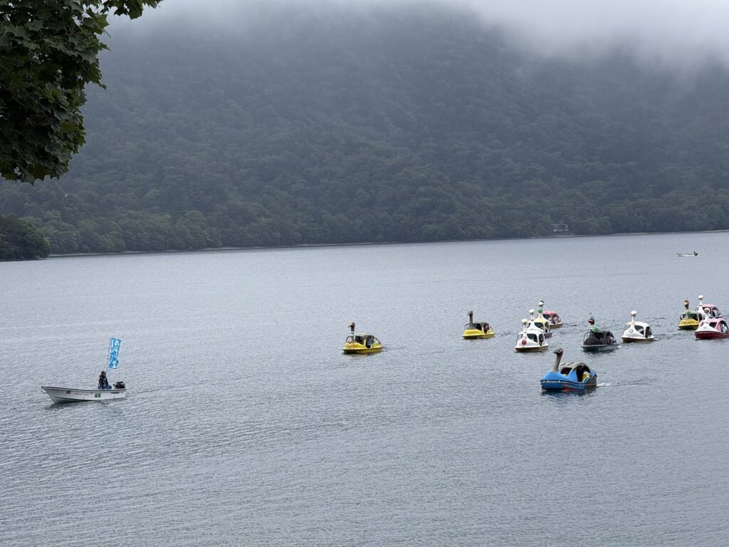 中禅寺湖の現地写真