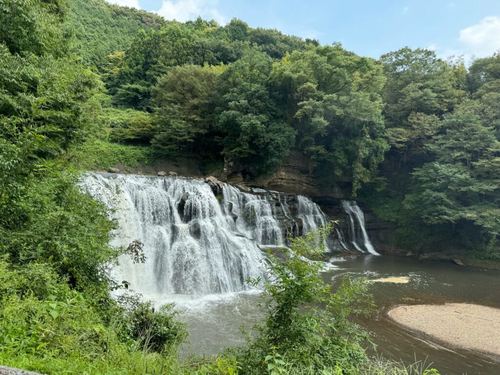龍門の滝の現地写真