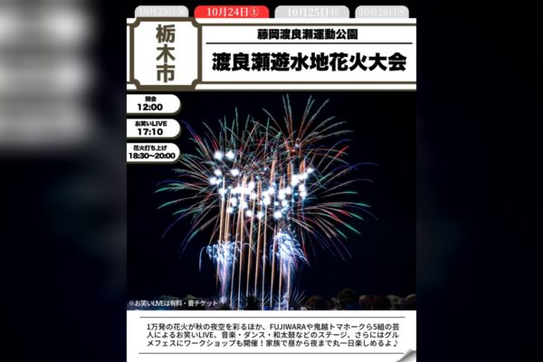 第4回 渡良瀬遊水地花火大会